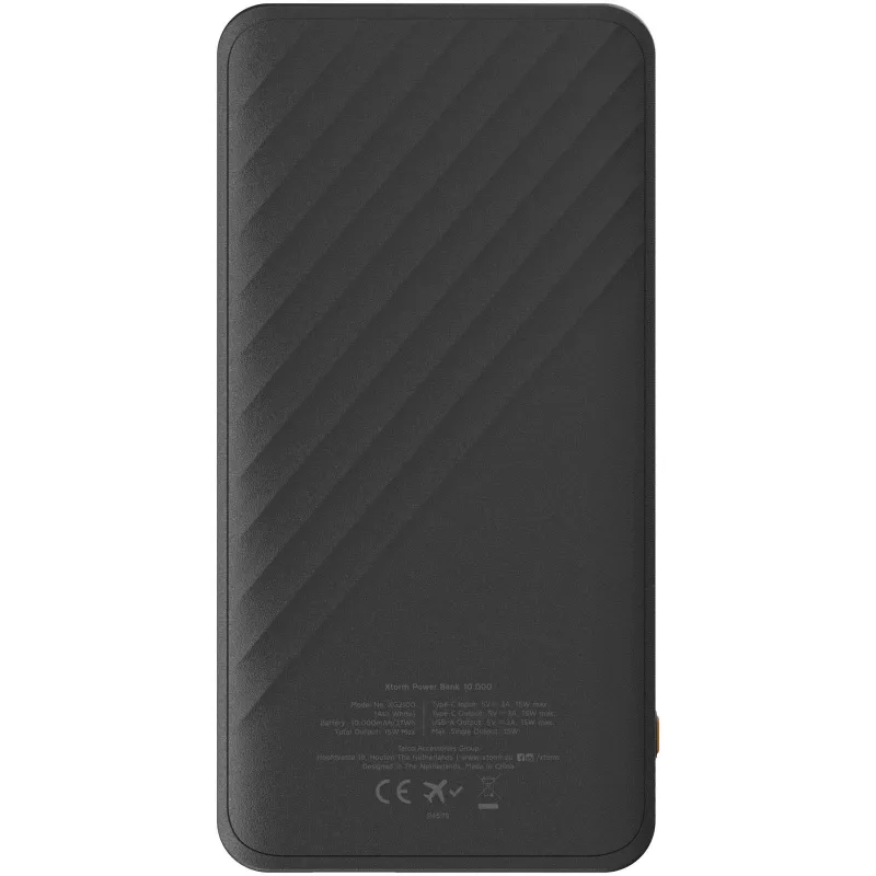 Xtorm XG210 Go2 powerbank 15 W 10 000 mAh z szybkim ładowaniem - Czarny (12441190)