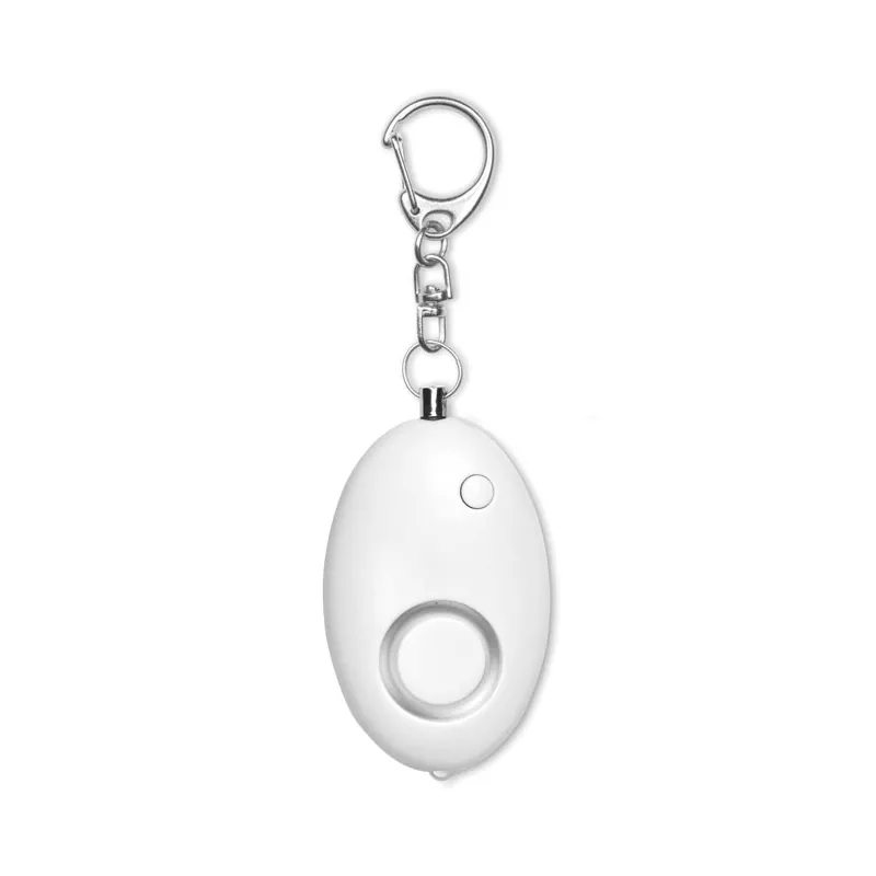 Alarm osobisty mini z diodą LED ALARMY - Bialy (MO8742-06)
