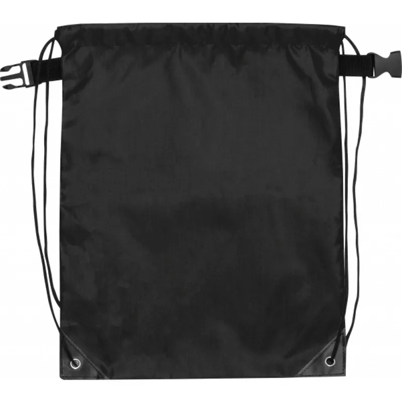 Worek sportowy rPET MONTEVIDEO - czarny (432603)