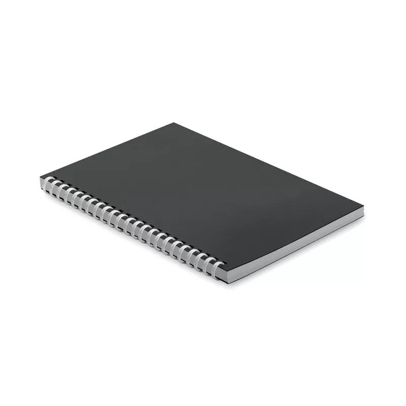 Notes A5 na spirali 80 kartek w linię RECARNOTE - Czarny (MO2523-03)
