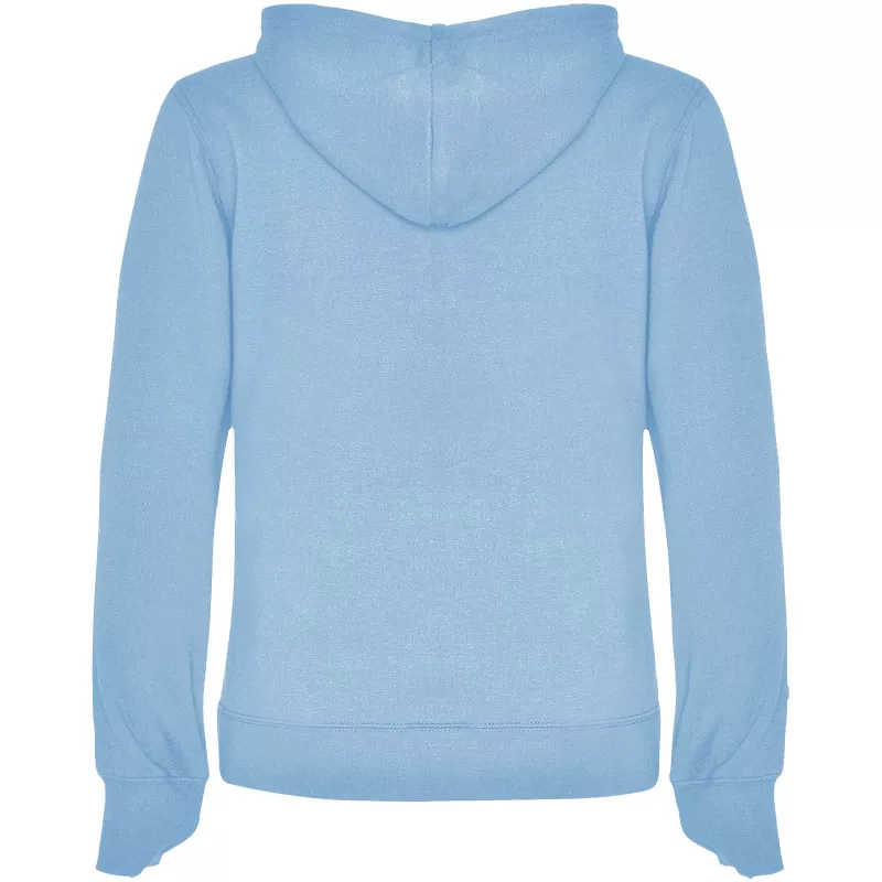Damska bluza z kapturem 280 g/m² Roly Urban Women - Biały-Błękitny (R10688D3)