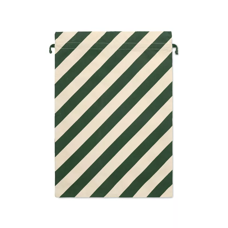 Worek na prezenty bawełniany 50x70 cm 180 g/m² LAUKKU - Zielony (CX1567-09)