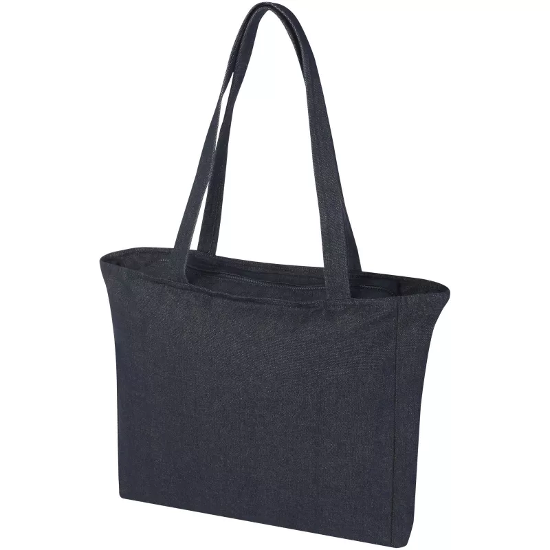 Weekender torba na zakupy z materiału z recyklingu o gramaturze 500 g/m² - Dżinsowy niebieski (12071254)
