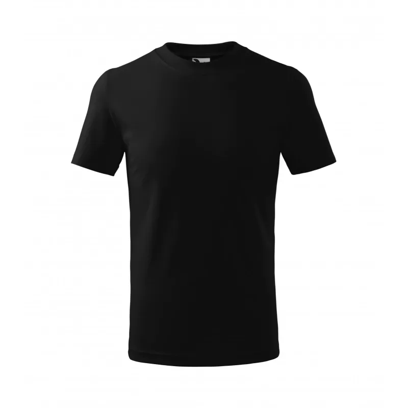 Koszulka bawełniana dziecięca 160 g/m²  BASIC 138 - czarny (ADLER138-CZARNY)