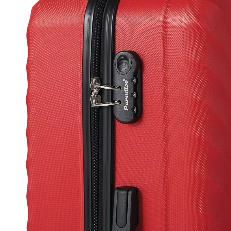 Zestaw walizek - czerwony (56-2220003)