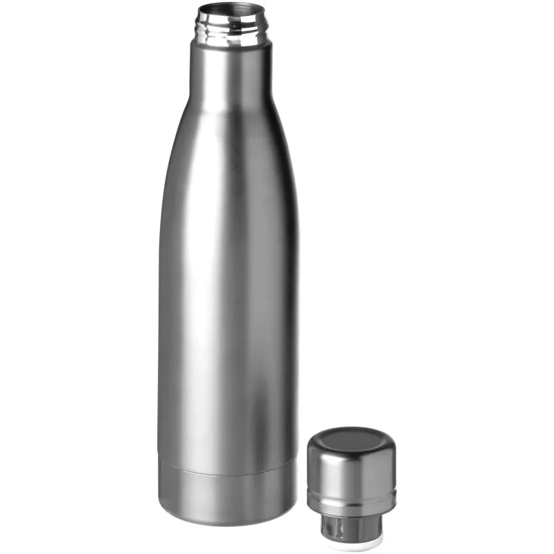 Butelka reklamowa Vasa 500 ml z miedzianą izolacją próżniową - Srebrny (10049402)