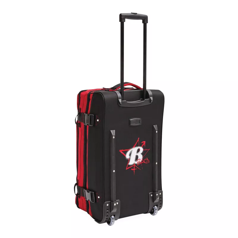 Torba podróżna na kółkach BoGi L - czarny, czerwony (56-2250718)