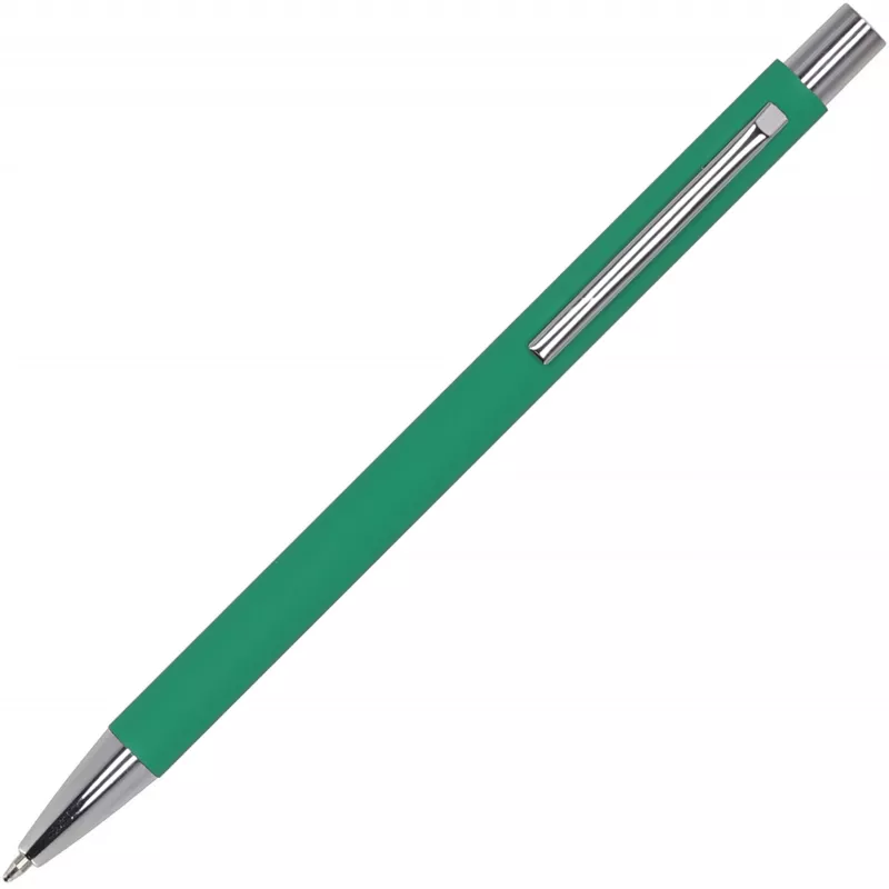 Długopis metalowy soft touch GIORGIO - zielony (1368009)