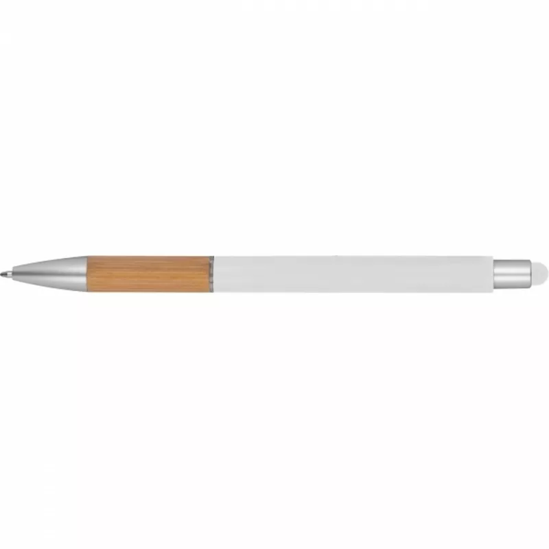 Długopis plastikowy touch pen TRIPOLI - biały (264206)