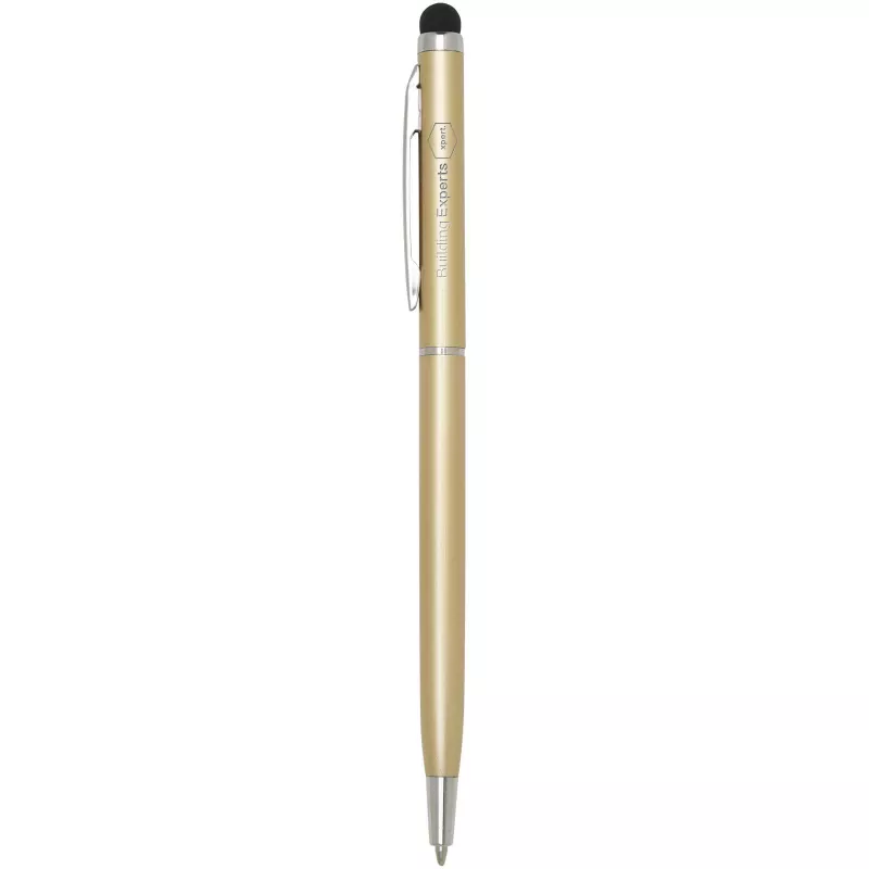 Ore aluminium ballpoint pen with stylus - Szampański (10625602)