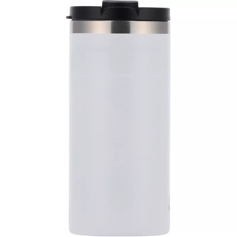 Kubek termiczny ze stali z recyklingu 450 ml SILVIO - biały (8536506)