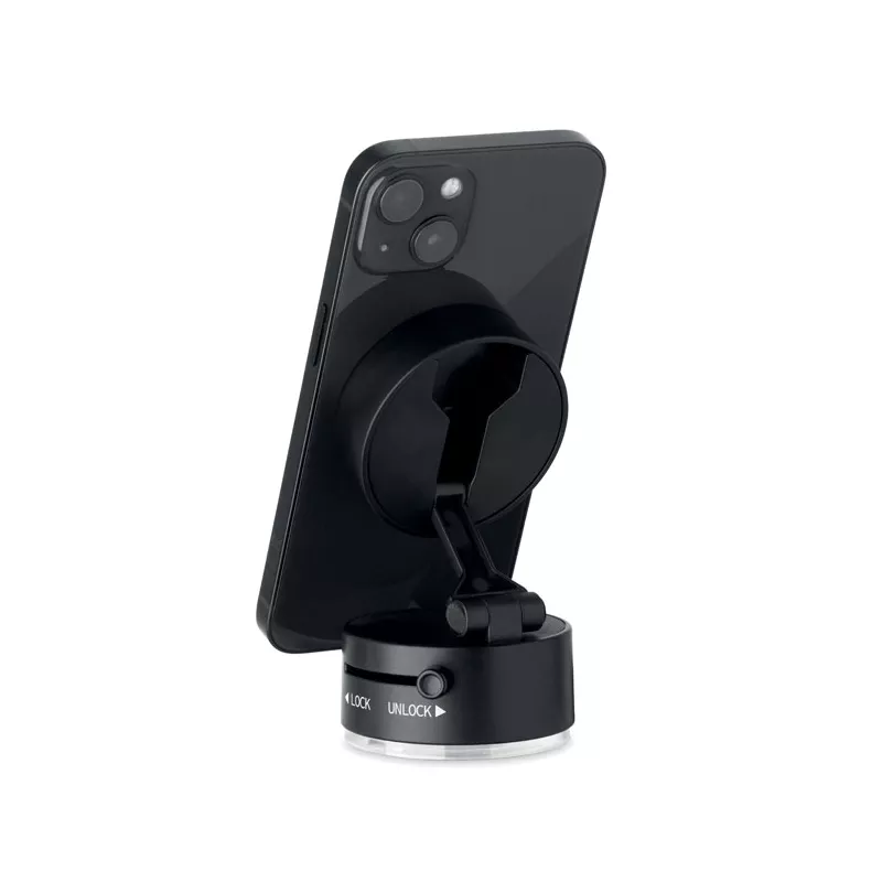 Uchwyt magnetyczny na telefon z przyssawką MAGPHONE - Czarny (MO2619-03)