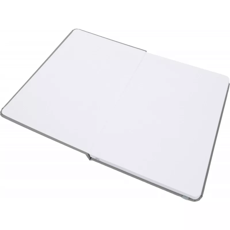 Notatnik A5 w linie z materiałów z recyklingu DOMINIK - szary (2526107)