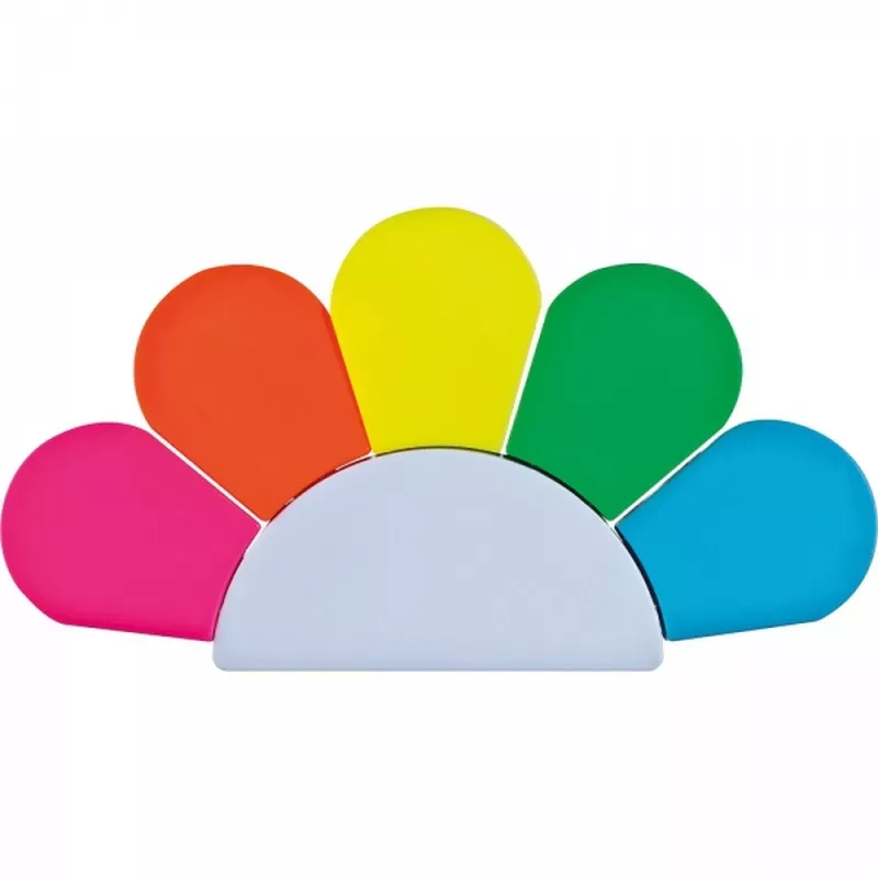 Zakreślacz 5w1 LILLIAN - biały (2348606)