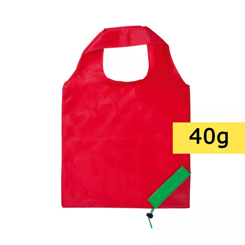Torba na zakupy, składana - czerwony (V7531/A-05)