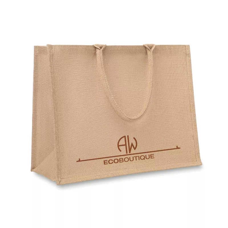 Torba jutowa laminowana BRICK LANE - Bezowy (MO8965-13)