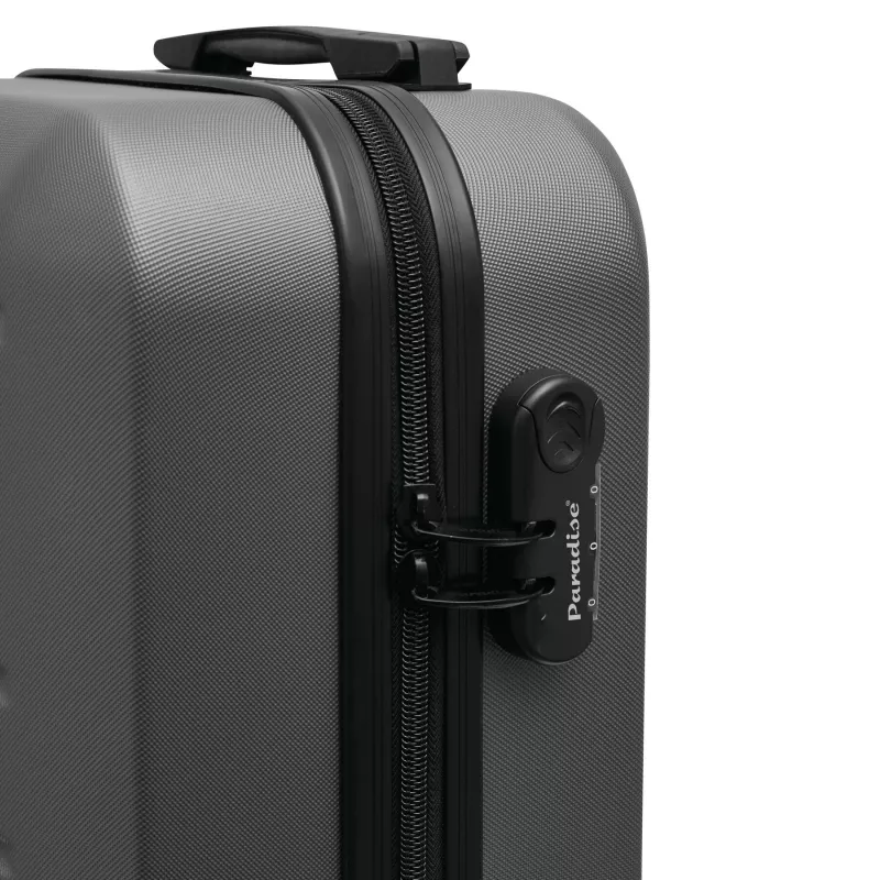 Walizka kabinowa na kółkach z możliwością pakowania z obu stron - szary (56-0204472)