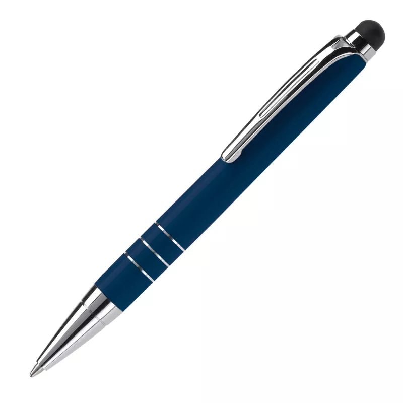 Długopis z dotykowym rysikiem - ciemnoniebieski (LT87558-N0010)