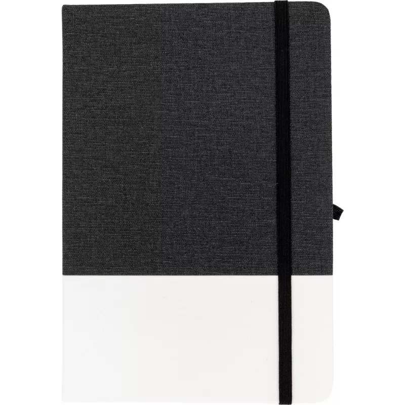 Notes A5 w kratkę BARDOLINO - czarny (144503)