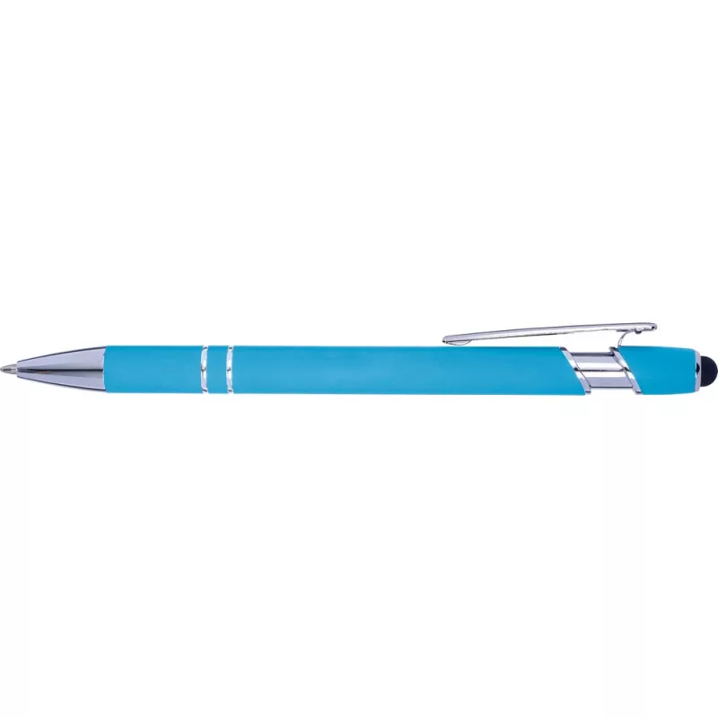 Długopis z touch pen-em - błękitny (V1917-23)