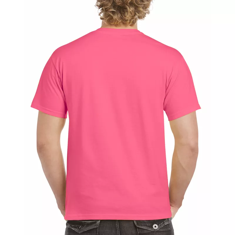 Koszulka bawełniana 180 g/m² Gildan Heavy Cotton™ - Safety Pink  (5000-SAFETY PINK)