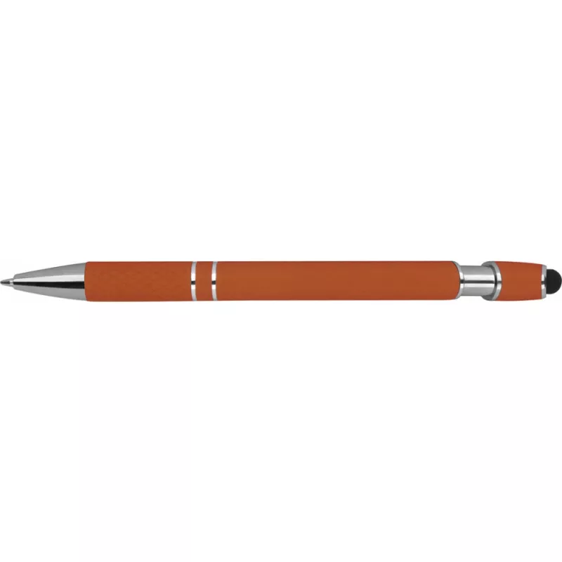 Długopis plastikowy touch pen - pomarańczowy (1368910)