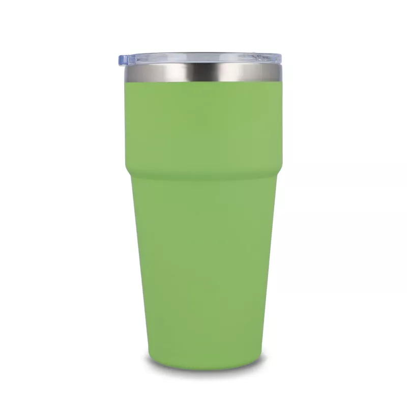 T-ceramiczny kubek do samochodu o miękkim dotyku 500ml - jasnozielony (LT98729-N0032)