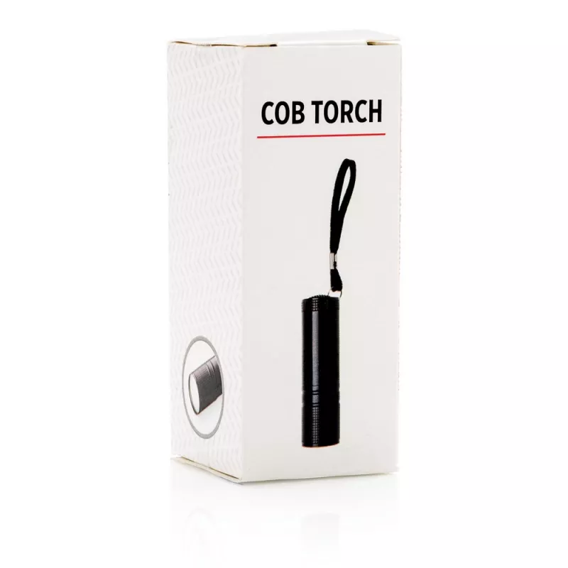 Latarka COB - czarny (P513.821)