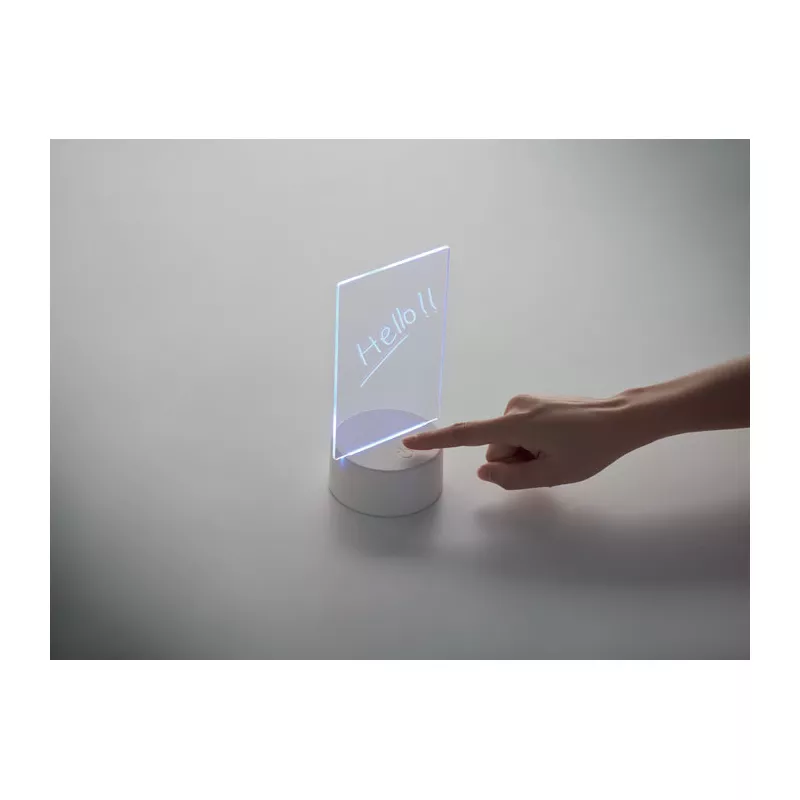 Tablica LED podświetlana z markerem LEDMEMO - Bialy (MO2919-06)