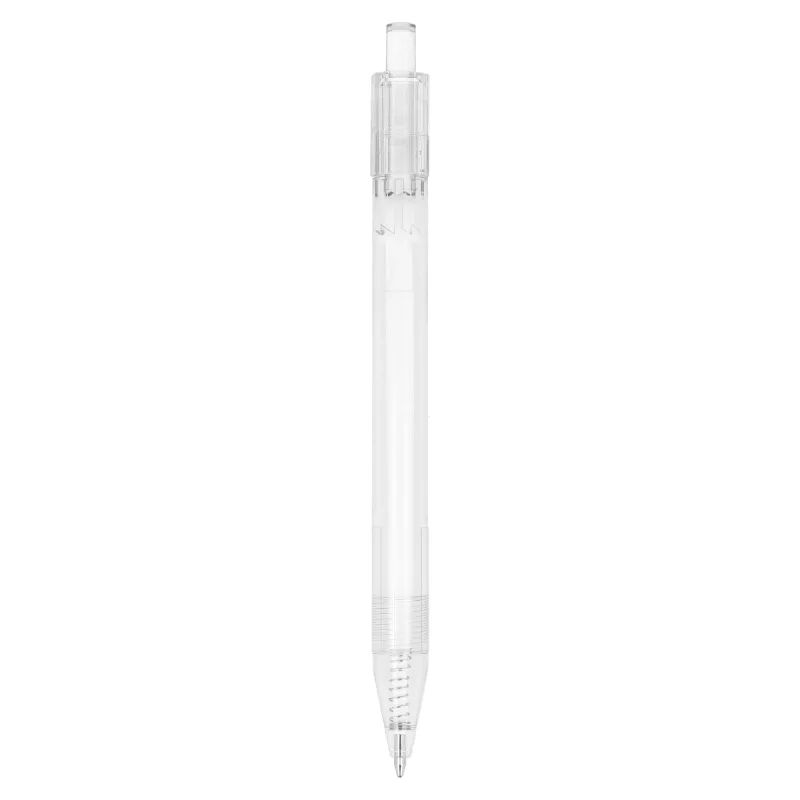 Długopis z R-PET - biały transparentny (LT80562-N0401)