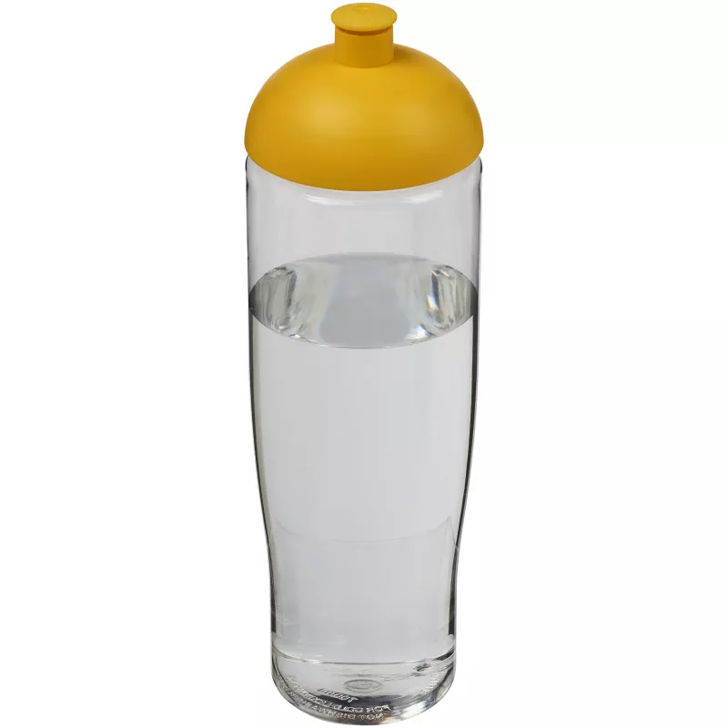 Bidon H2O Tempo® o pojemności 700 ml z wypukłym wieczkiem - Przezroczysty-Żółty (21004210)