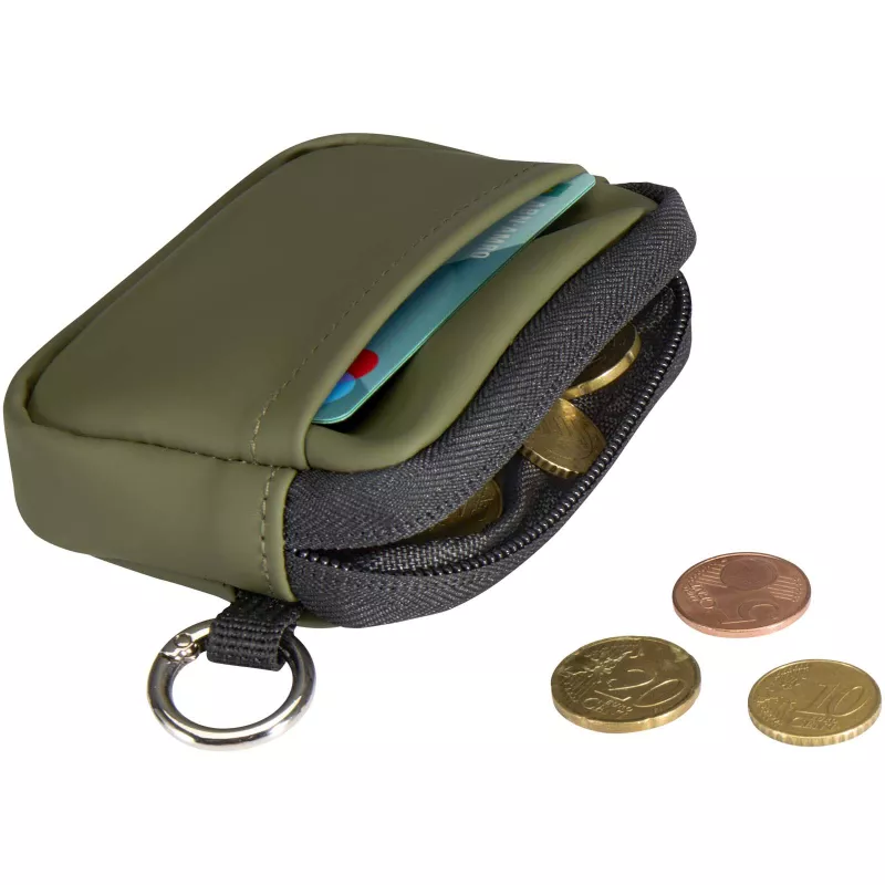 Resi Plus portfel z recyklingu z certyfikatem GRS - Leśny zielony (13013964)