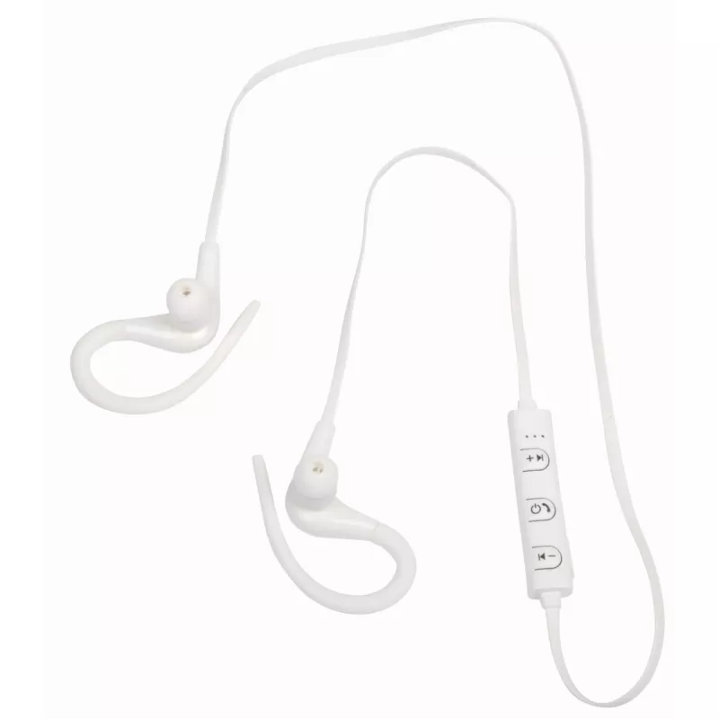 Słuchawki bezprzewodowe douszne SPORTY - biały (56-0406286)