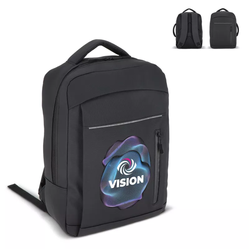 Plecak na laptopa PU Osaka 30 x 14 x 42 cm 15 l - czarny (LT95340-N0002)