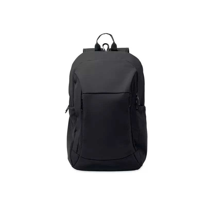 Plecak na laptop 15" z PU z ukrytą komorą KOROVIN - Czarny (MO2684-03)