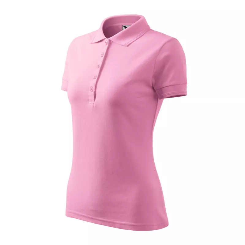 Damska koszulka polo 200 g/m² PIQUE  POLO 210 - Różowy (ADLER210-RóżOWY)