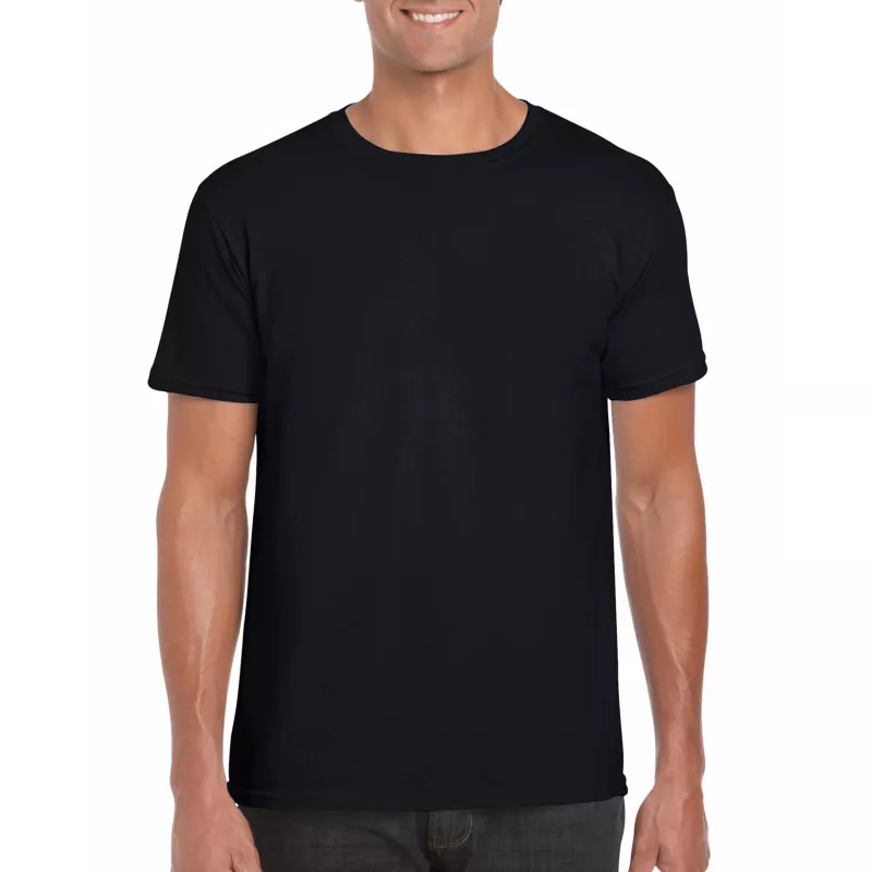 Koszulka bawełniana 150 g/m² Gildan SoftStyle™ 64000 - Black (64000-BLACK)