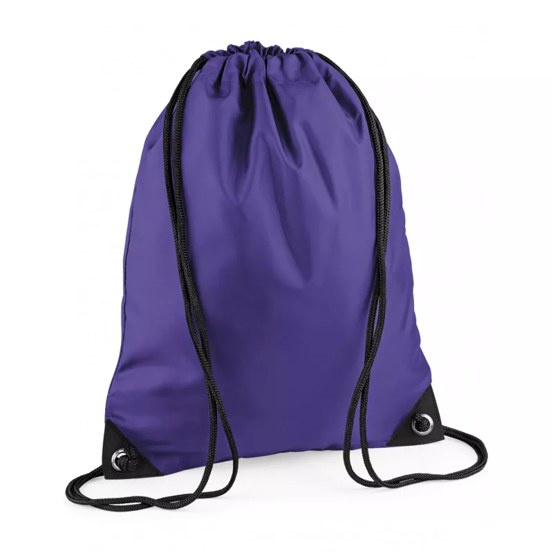 Reklamowy plecak na sznurkach  poliestrowy BagBase BG10, 34 x 45 cm - Purple (BG10-PURPLE)