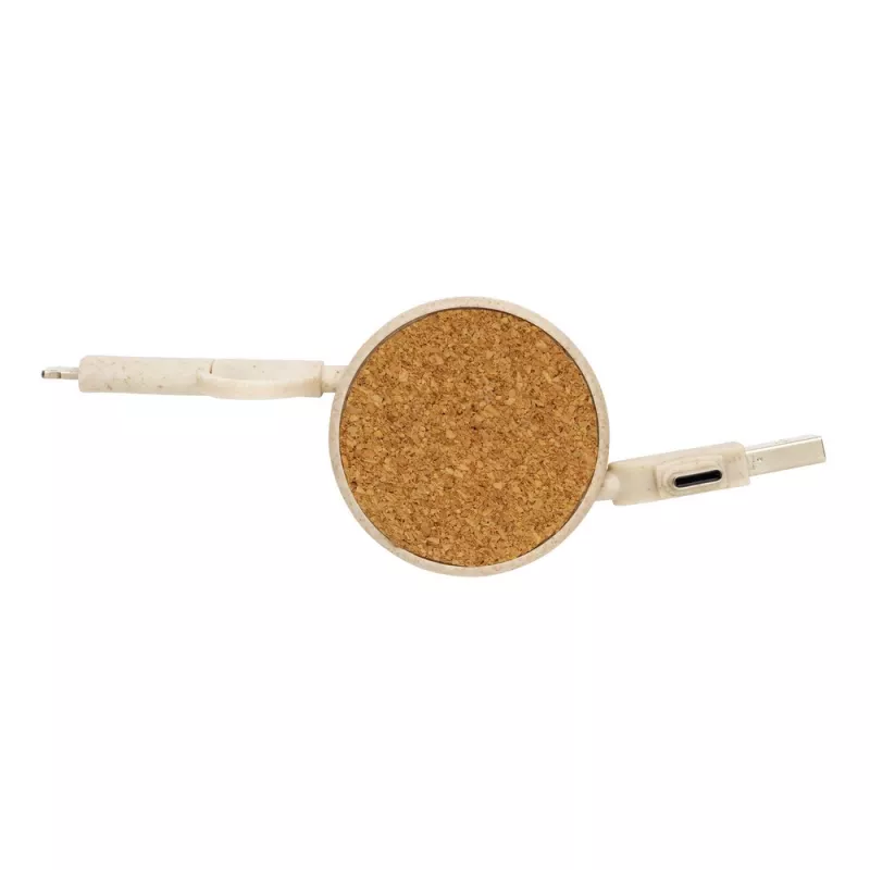 Zwijany kabel do ładowania - brązowy (P302.369)