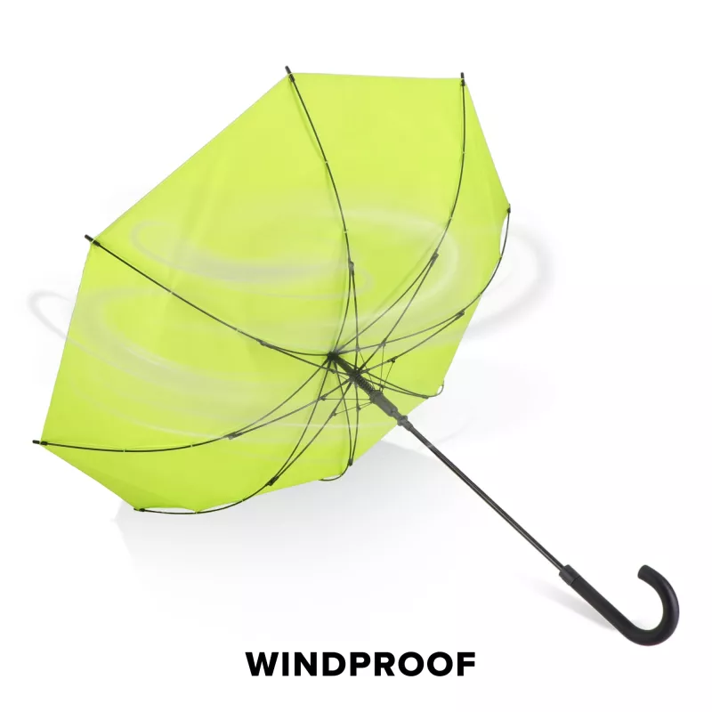 Verdure 190T Pongee 23""Wiatroodporny parasol zuchwytem, automatyczny - jasnozielony (LT97119-N0032)