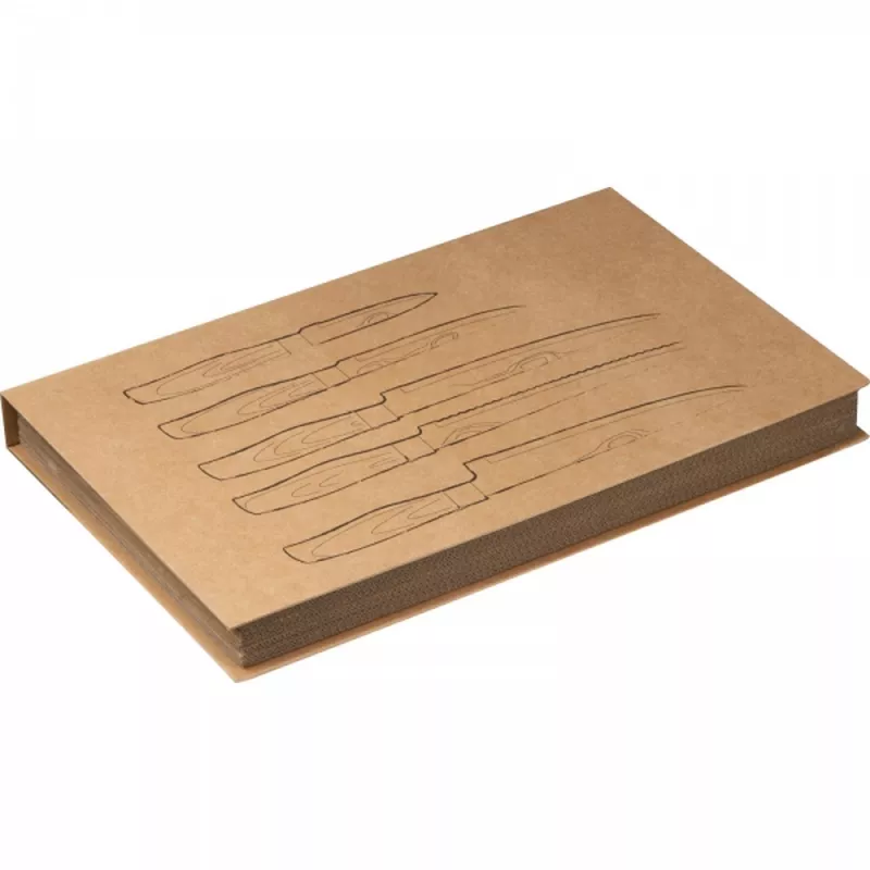 Zestaw noży kuchennych MILES - szary (8057307)