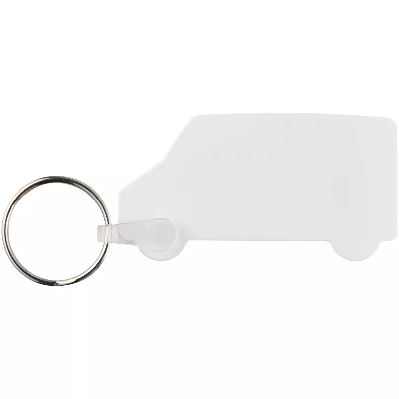 Tait łańcuch do kluczy z recyklingu w kształcie furgonu - Biały (21047401)