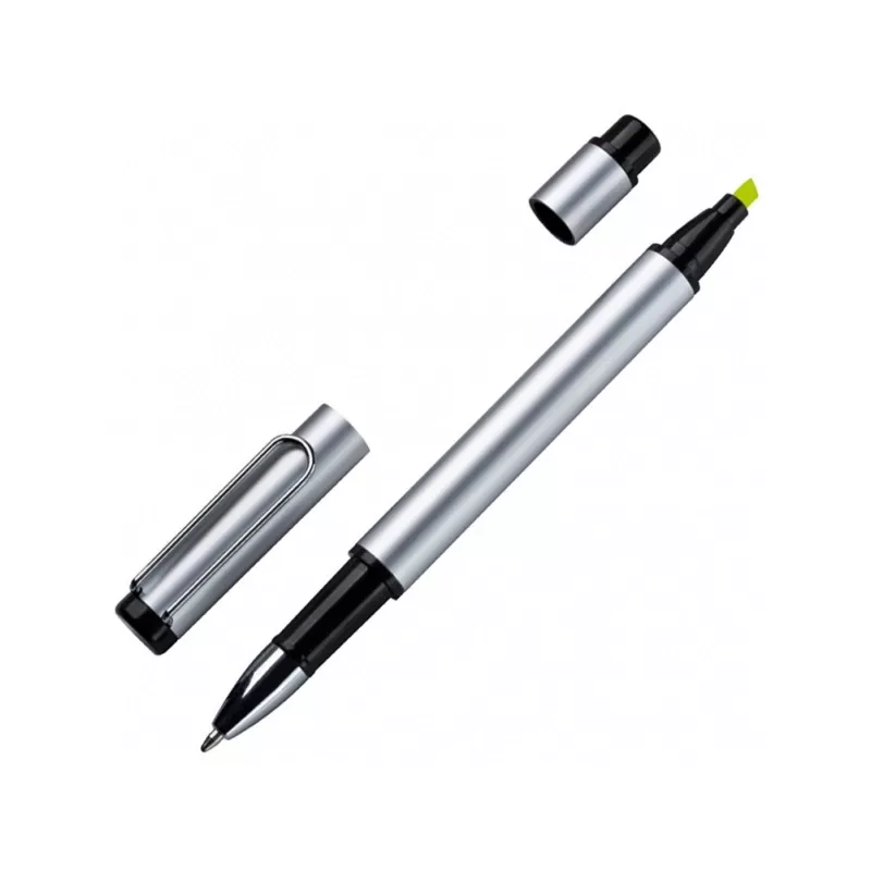 Długopis metalowy 2w1 GETAFE - szary (030107)