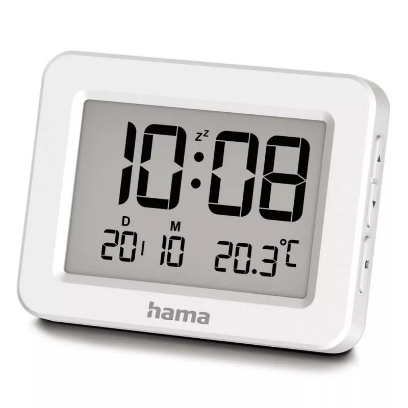 Budzik elektroniczny Hama Kos - biały (VH059-02)