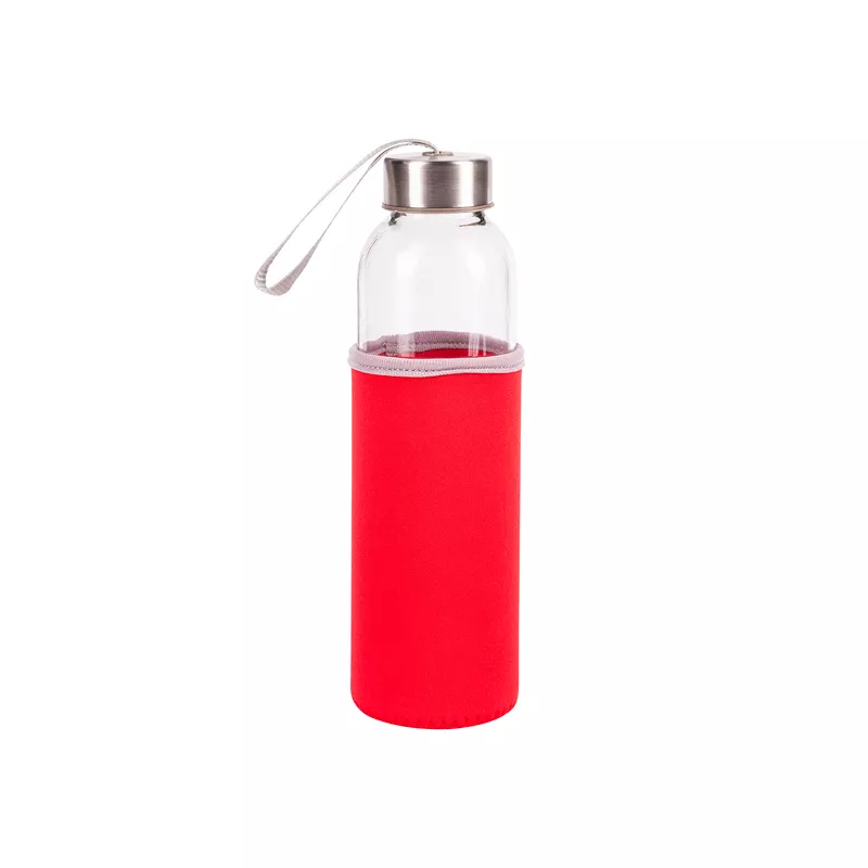 Szklana butelka Vim 500 ml - czerwony (R08276.08)