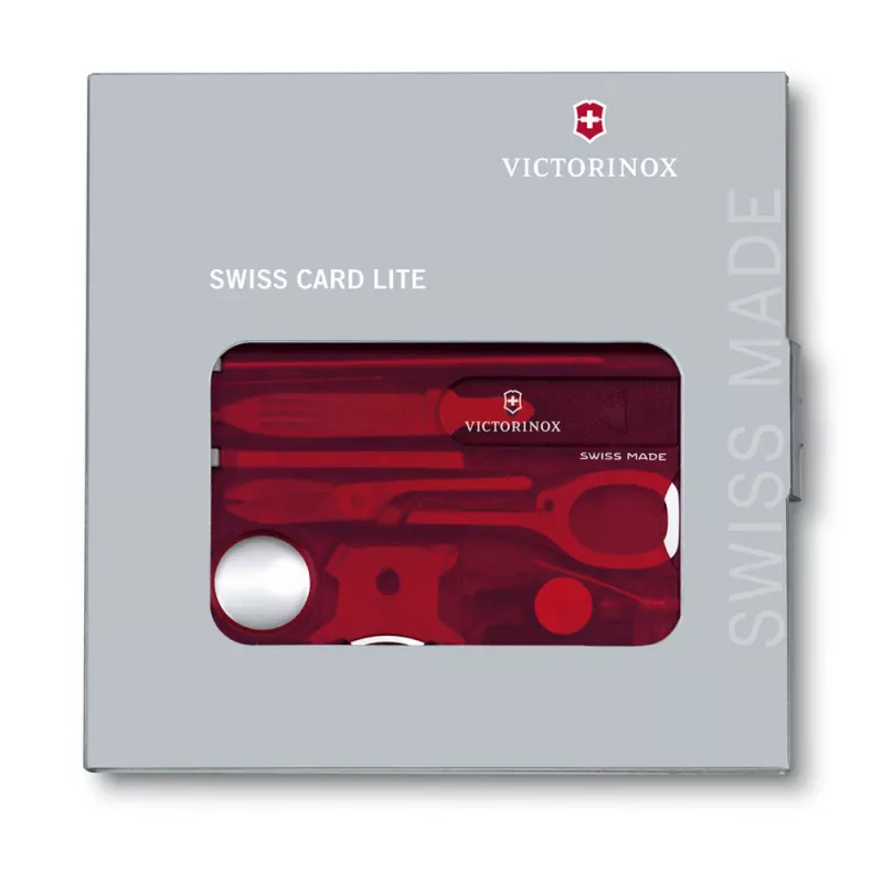 SwissCard Lite Victorinox - czerwony (07300T65)