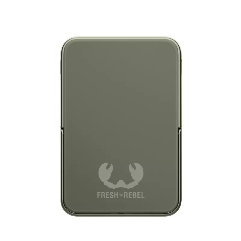 Fresh 'n Rebel Powerbank bezprzewodowy 10000 mAh kompatybilny z MagSafe - Dried Green (LT49745-N0049)