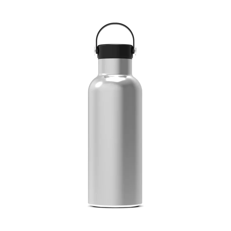 Butelka termiczna z podwójnymi ściankami Marley 500ml - srebrny (LT98872-N0005)
