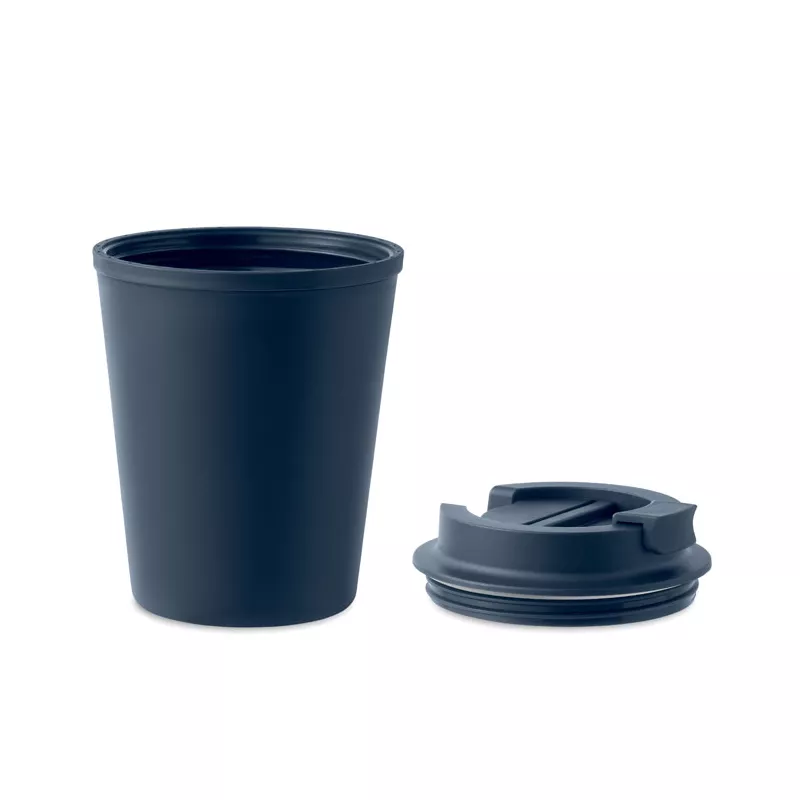 Kubek dwuścienny z PP 300 ml TRIDUS - Francuski Granat (MO6866-85)