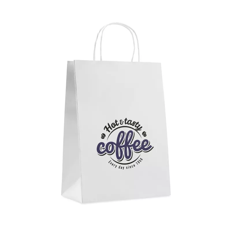 Torba papierowa duża 150 g/m² PAPER LARGE - Bialy (MO8809-06)